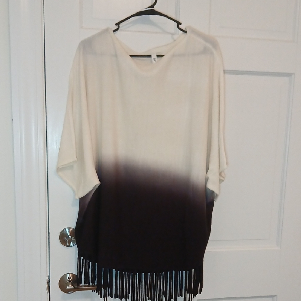 NY Collection Ivory Knit Top